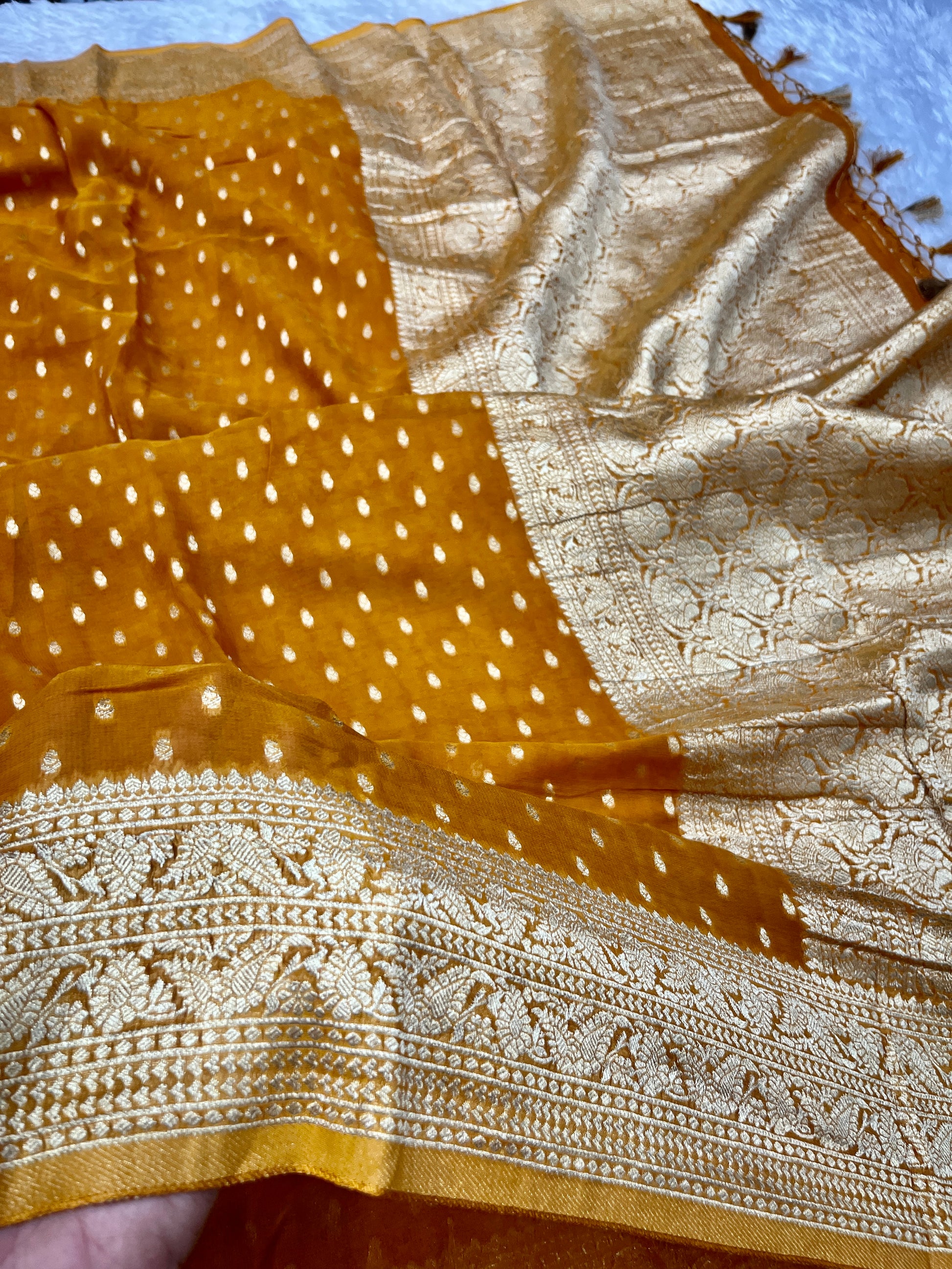 Banarsi Pure Natural Georgette Traditional chunni Design VSG03