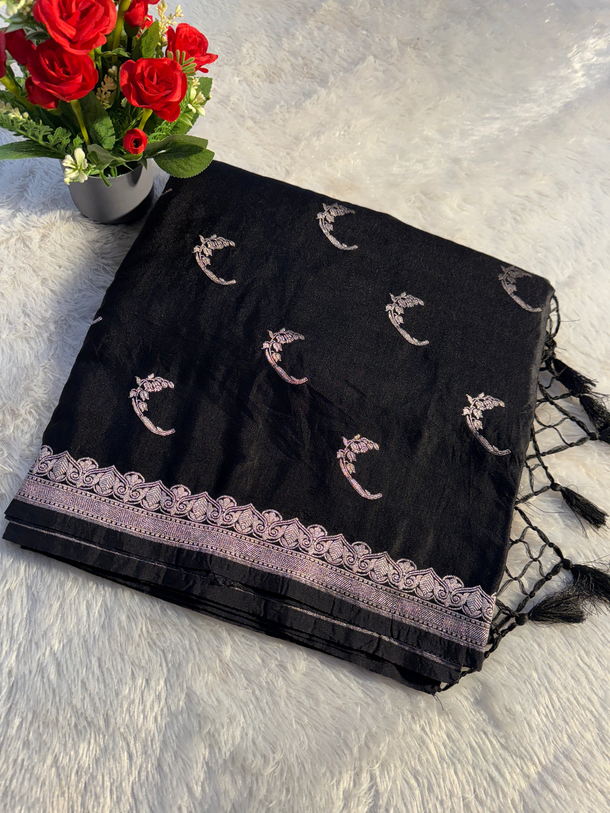 Mashru kataan Saree Ms101