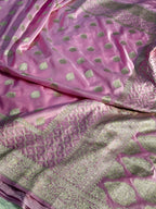 Mashru kataan Silk Zari Viewed Saree Ms18