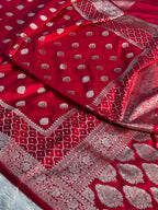 Mashru kataan Silk Zari Viewed Saree Ms18