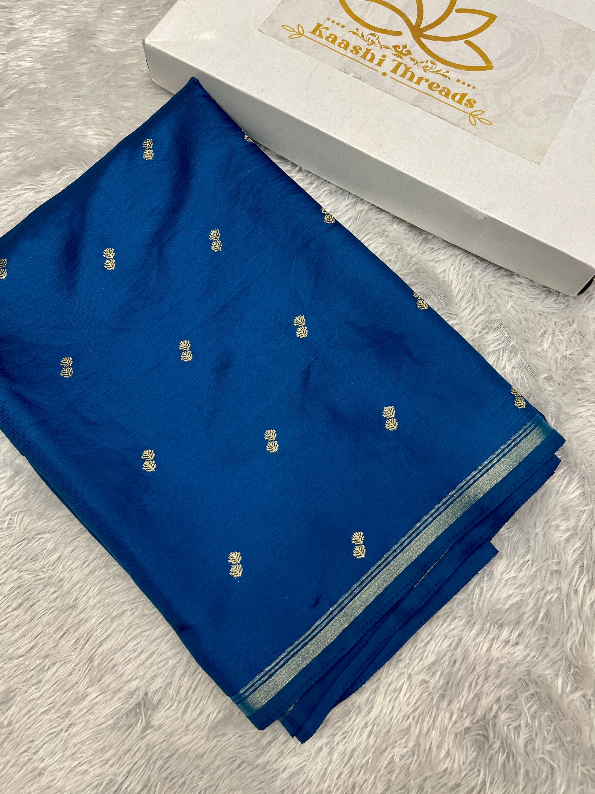 Fancy Tussar Silk Woven Buti Design Saree TS051