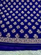 Banarasi Jacquard Zari Georgette Suit Dress – 3 Pc Set MSS22