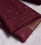 Banarasi Mashru Kataan Silk Saree Featuring Tanchoi Zari Meena Work with Rich Pallu – MKS411