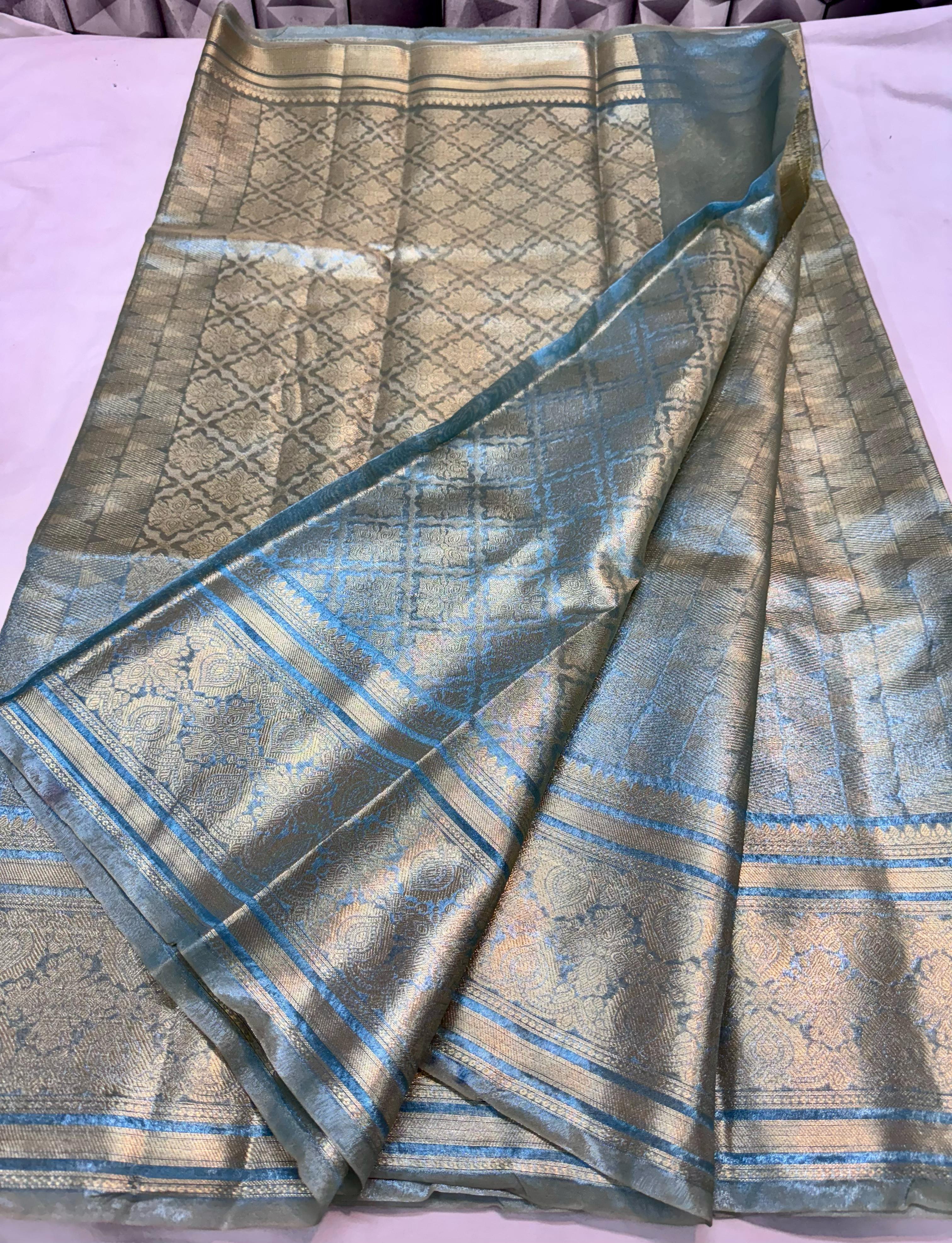 Zari Tissue Silk Saree TS120
