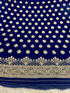 Banarasi Jacquard Zari Georgette Suit Dress – 3 Pc Set MSS21