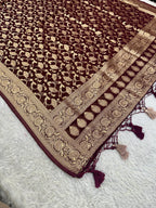 Banarasi Jacquard Zari Georgette Suit Dress – 3 Pc Set MSS21