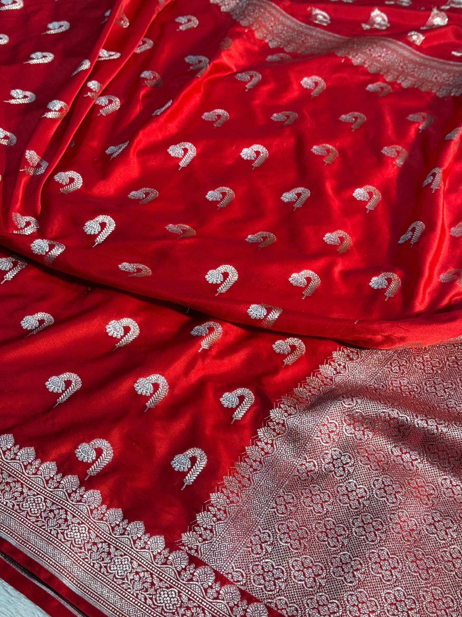Fancy Mashru Kataan Silk Saree Ms19