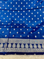 ✨ Banarasi Jacquard Gap Buti HO Silk 3-Piece Unstitched Dress Material MSS15