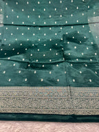 ✨ Banarasi Jacquard Gap Buti HO Silk 3-Piece Unstitched Dress Material MSS14