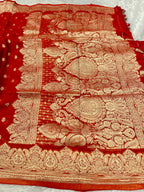 Banarsi Pure Natural Georgette Traditional Buta Design VSG04