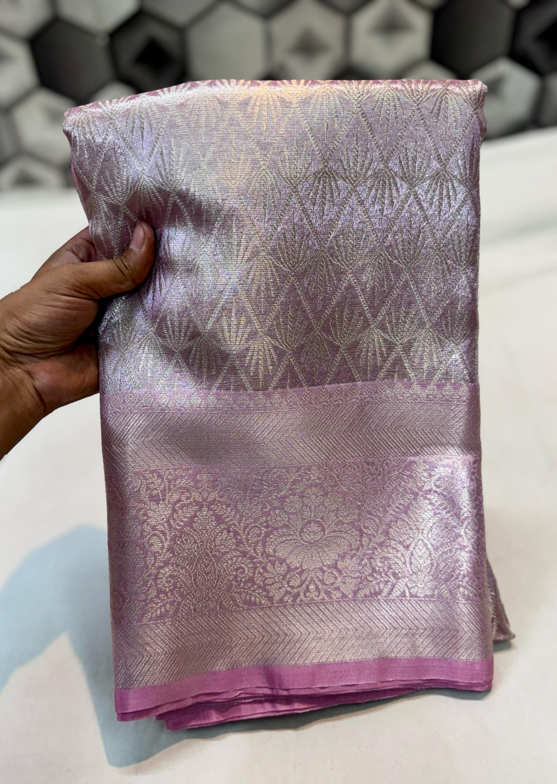 Light Colours tissue Silk Saree Ts121