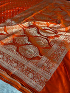 Chunri Mashru Kataan Silk Saree Ms20