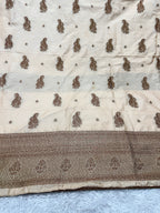 Banarasi Soft Silk 3 Piece Ladies Suit with Antique Zari Woven Work – MSS27