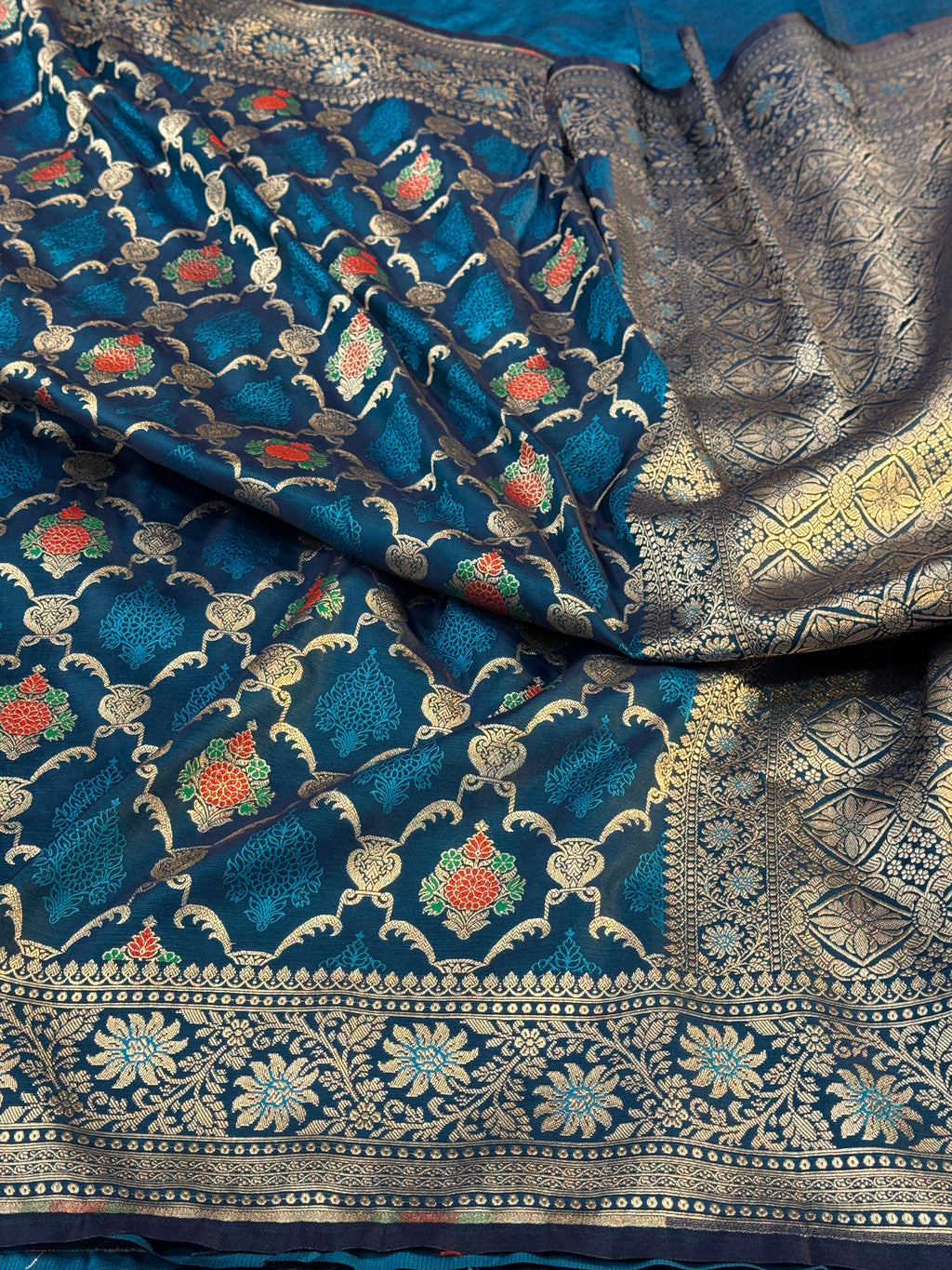 Mashru Kataan Meena Zari Design Ms11