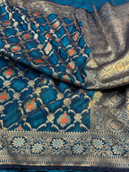 Mashru Kataan Meena Zari Design Ms11