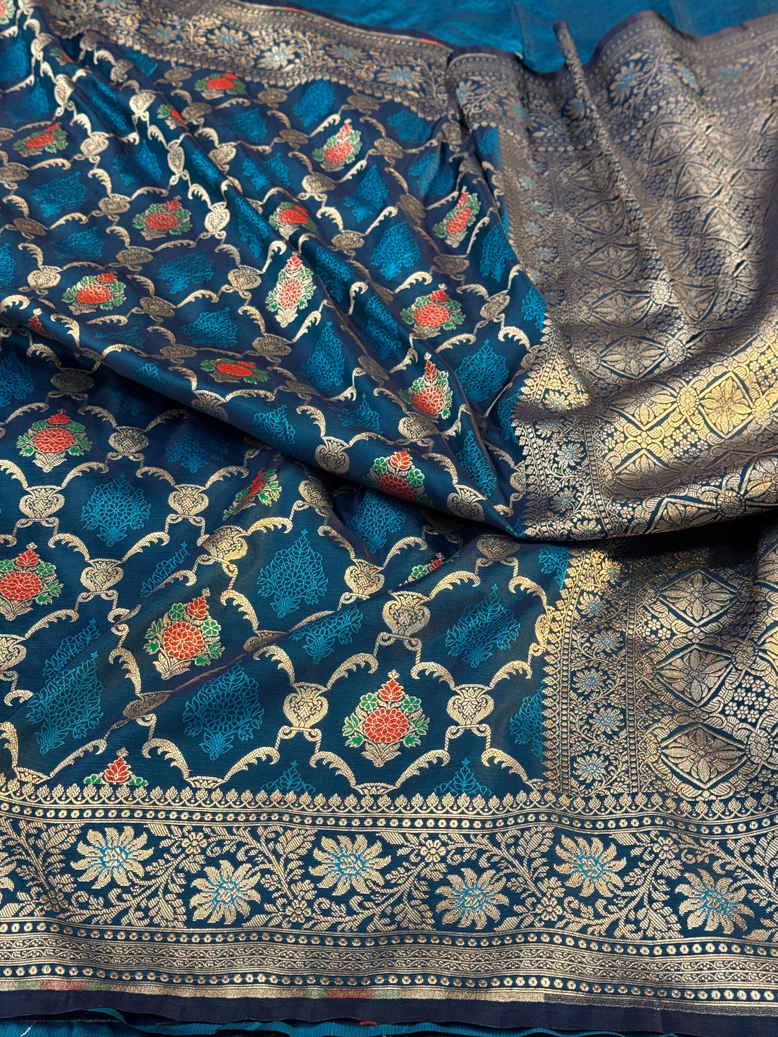 Mashru Kataan Meena Zari Design Ms11