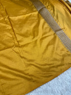 Mustard Yeallow Banarasi Dupion Silk Saree with Embossed Antique Zari Weaving & Rich Antique Zari Pallu | STF73