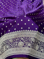 Chunri Mashru Kataan Silk Saree Ms20
