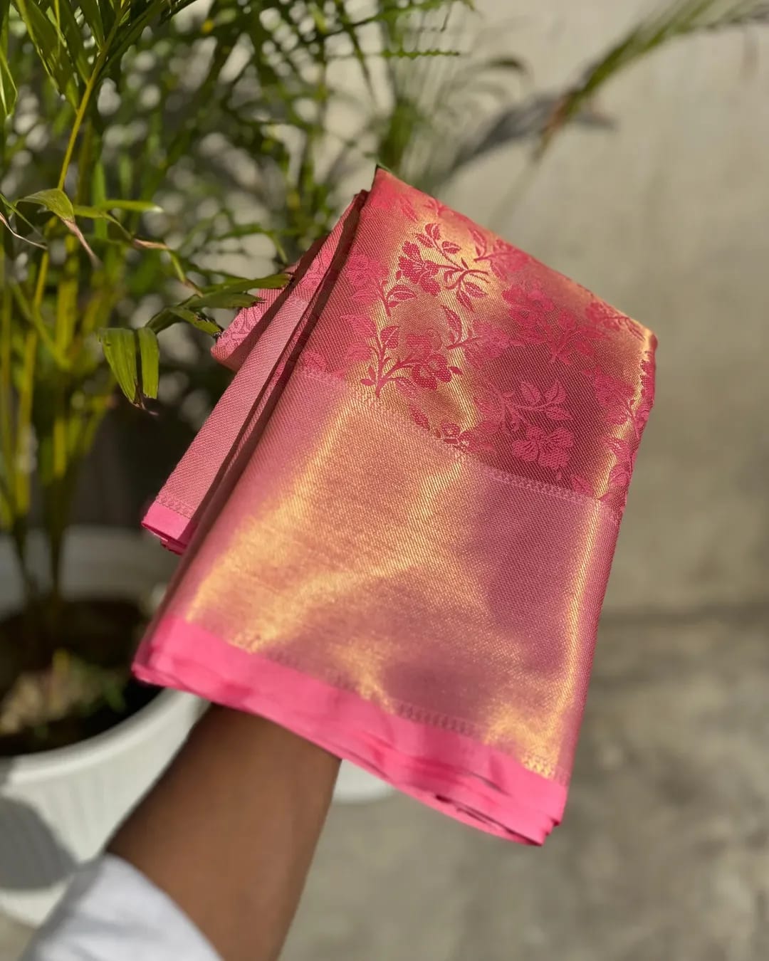 Sai Pallavi Mam Inspired Tissue Silk Saree TS105