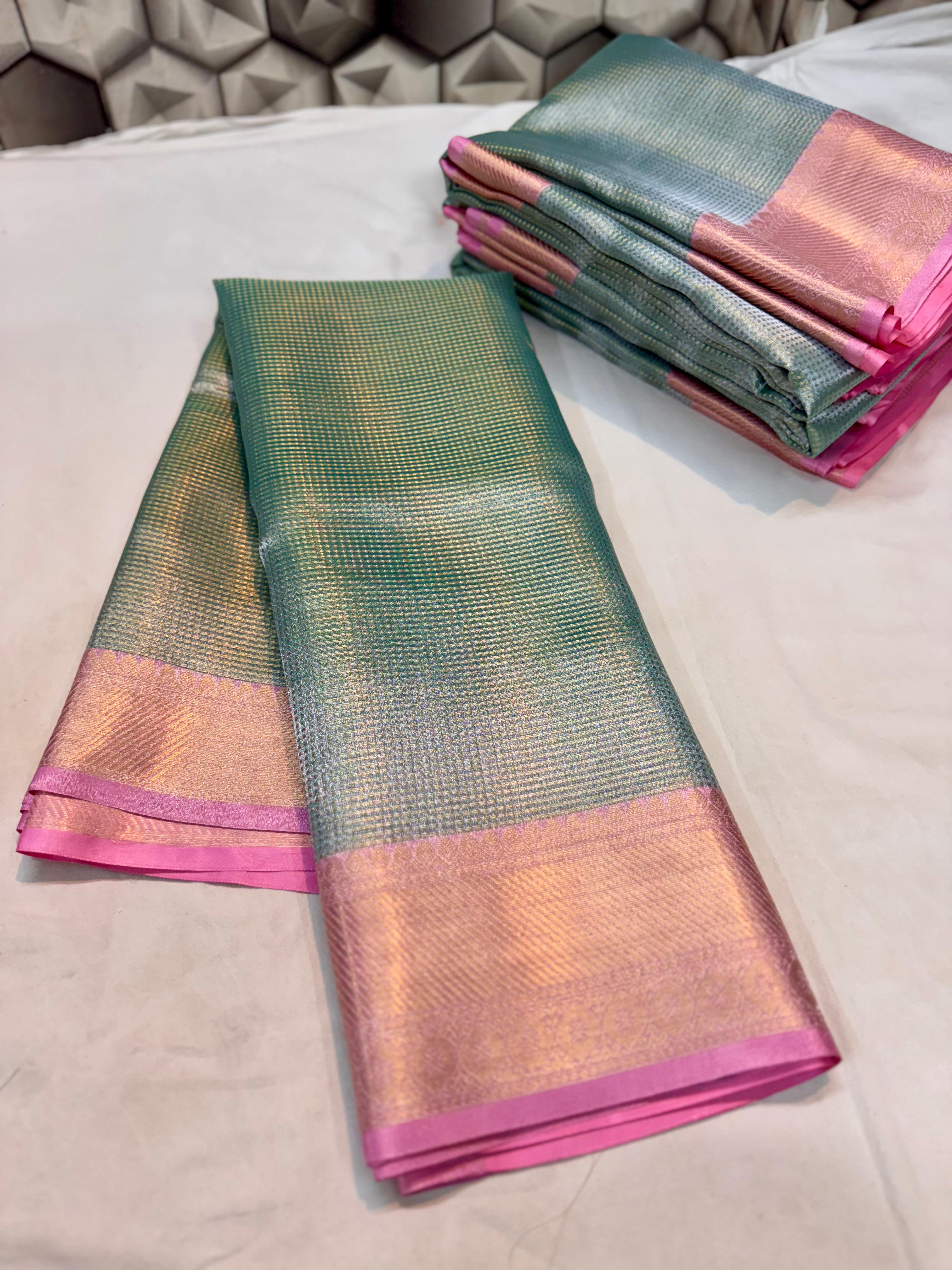 Nayantara Tissue Silk Saree TS112