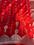 Flower Mashru Saatan Kataan Silk Saree Ms23