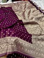 Banarsi Pure Natural Georgette Traditional chunni Design VSG03