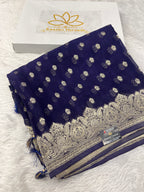 Banarsi Pure Natural Georgette Traditional Buta Design VSG04