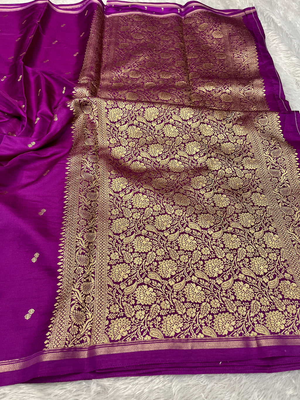 Fancy Tussar Silk Woven Buti Design Saree TS051