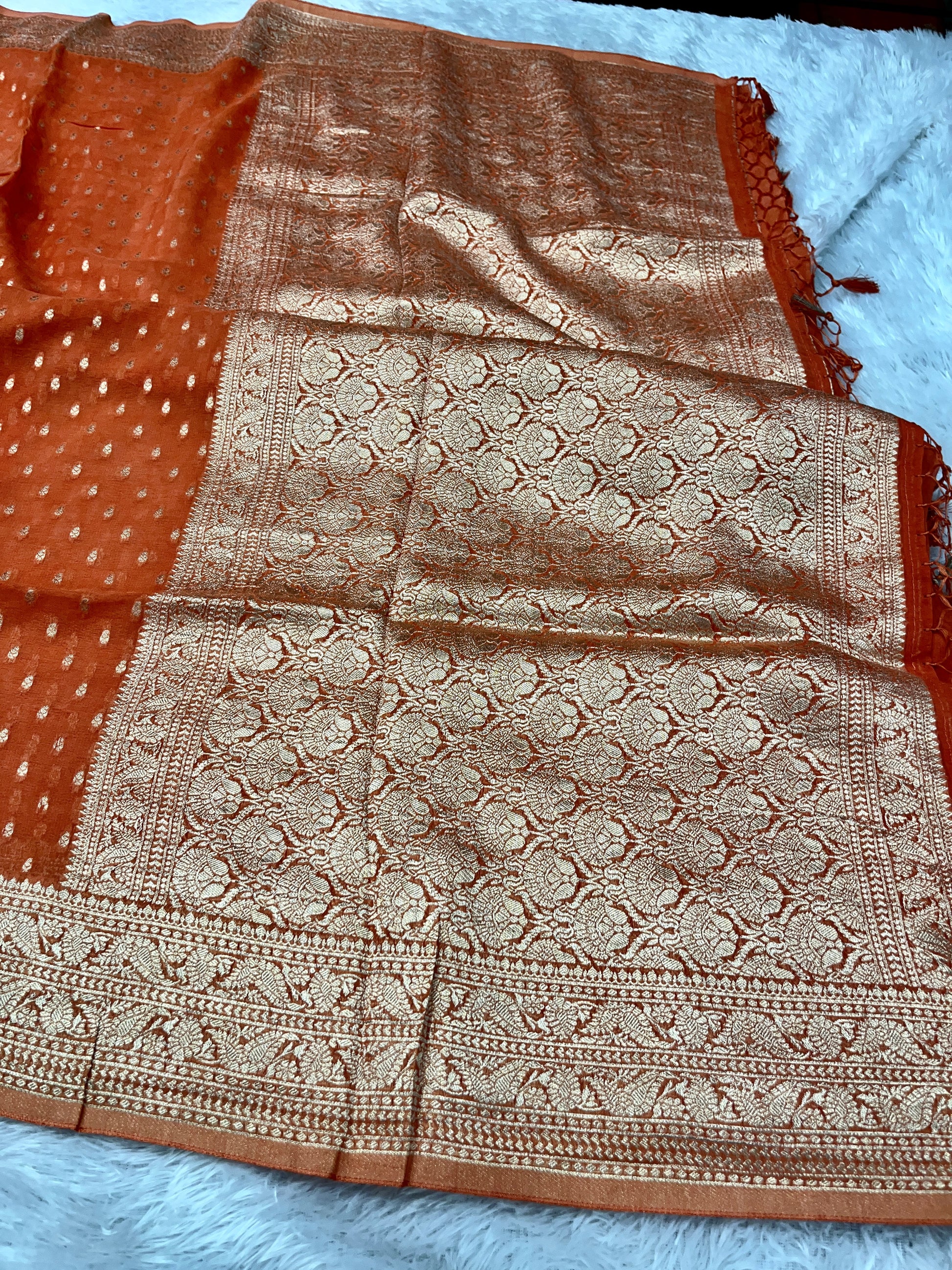 Banarsi Pure Natural Georgette Traditional chunni Design VSG03