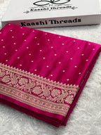 MKS871 – Premium Mashru Kataan Silk Saree with Traditional Border & Rich Zari Pallu