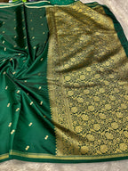 Fancy Tussar Silk Woven Buti Design Saree TS051