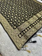 Banarasi Jacquard Zari Georgette Suit Dress – 3 Pc Set MSS21