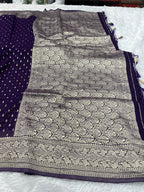 Banarsi Pure Natural Georgette Traditional chunni Design VSG03