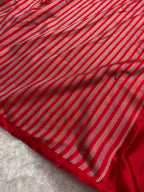 MKS865 – Premium Banarasi Mashru Kataan Silk Saree with Meenakari Zari Buta Design & Rich Zari Pallu