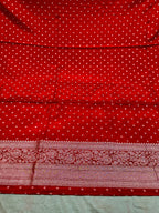 ✨ Banarasi Jacquard Gap Buti HO Silk 3-Piece Unstitched Dress Material MSS22