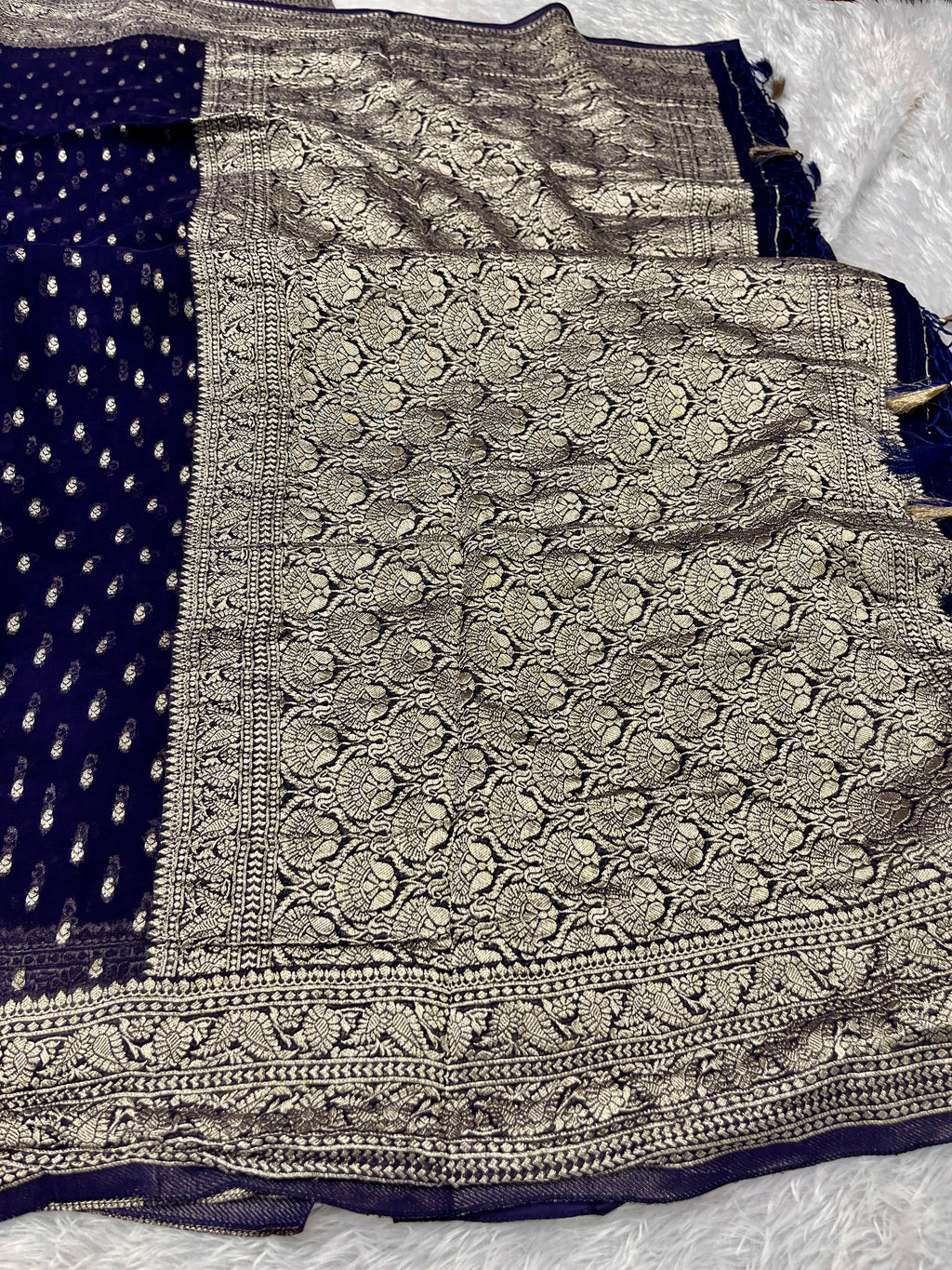 Banarsi Pure Natural Georgette Traditional chunni Design VSG03