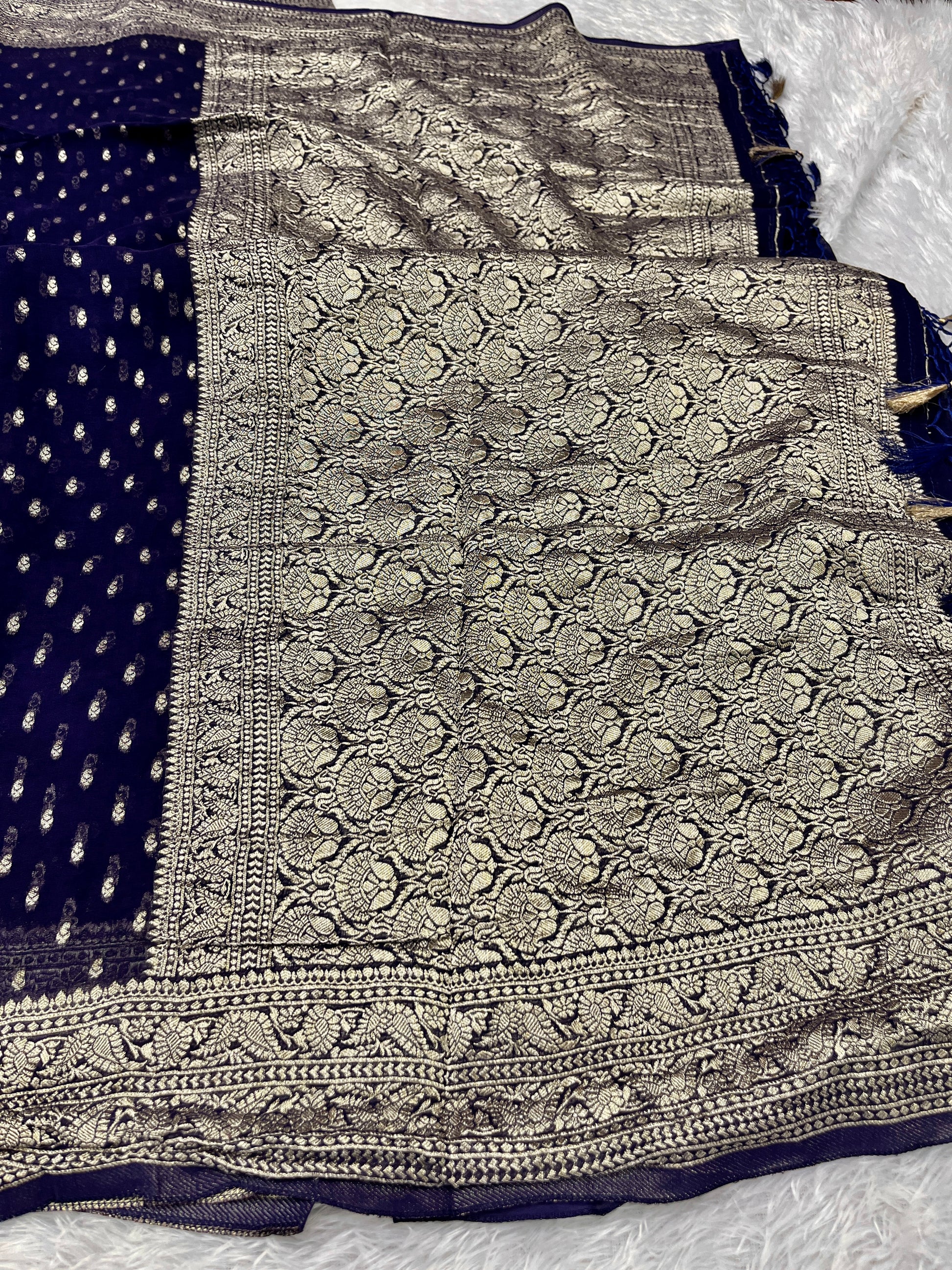 Banarsi Pure Natural Georgette Traditional chunni Design VSG03