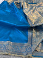 Patch Work Tissue Silk Saree Ts33