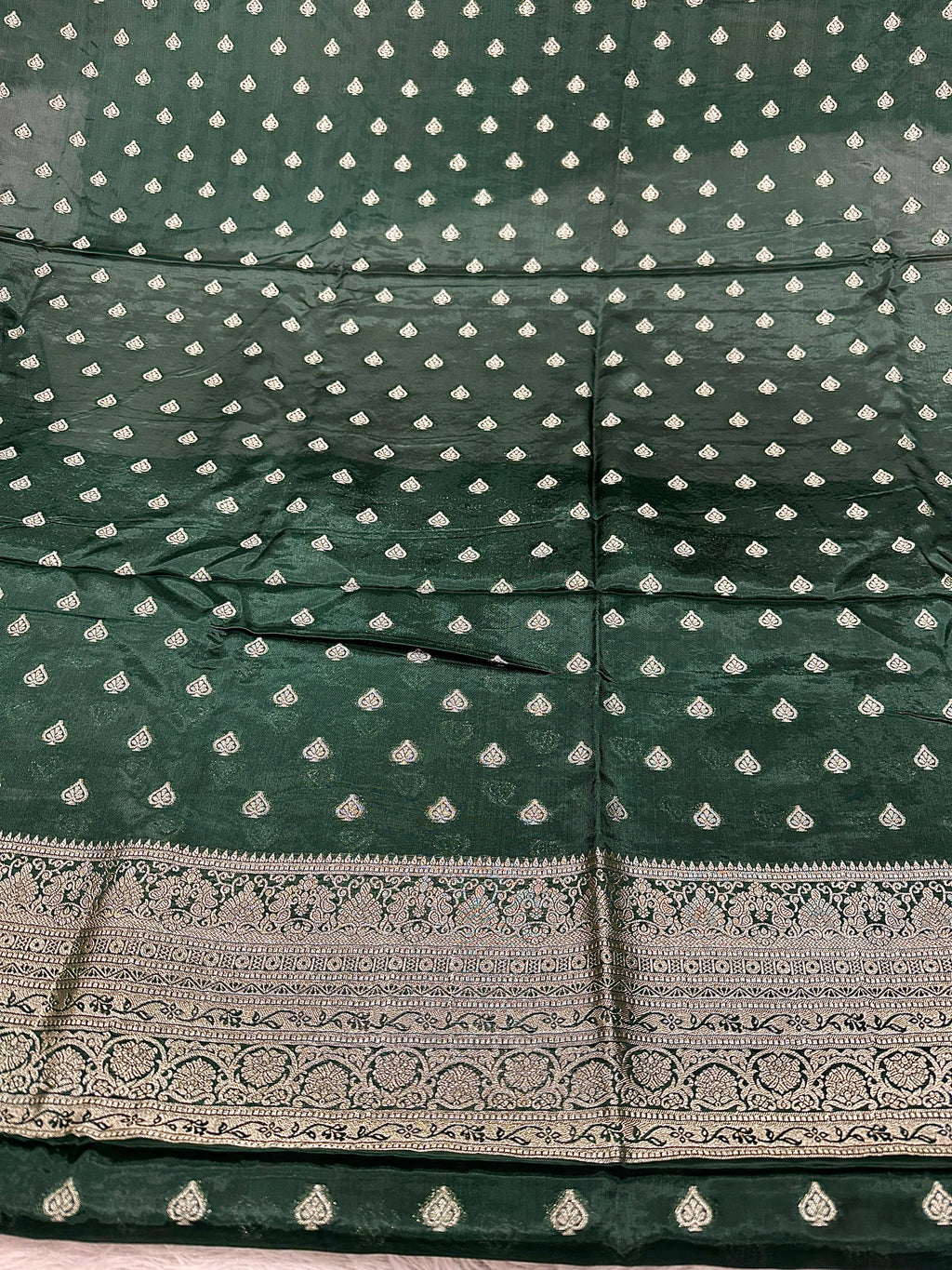 ✨ Banarasi Jacquard HO Silk 3-Piece Unstitched Dress Material MSS13