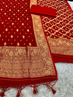 ✨ Banarasi Viscose Georgette Suit Set ✨VSS12