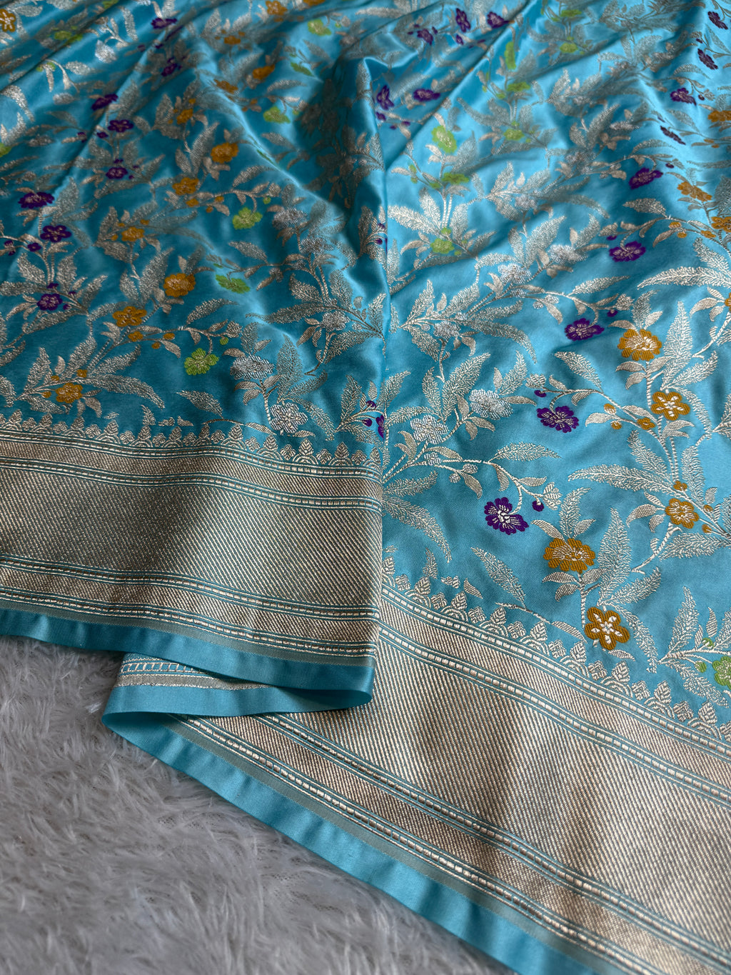 Meenakari Mashru kataan Silk Saree MKS082