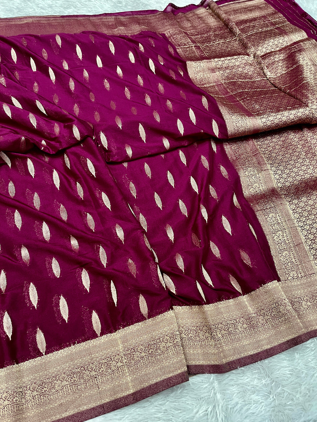 Chinon Silk Andakar Wine Color Saree CN02