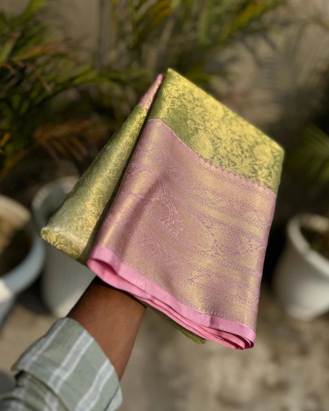 Kanchi Tissue Silk Saree TS106