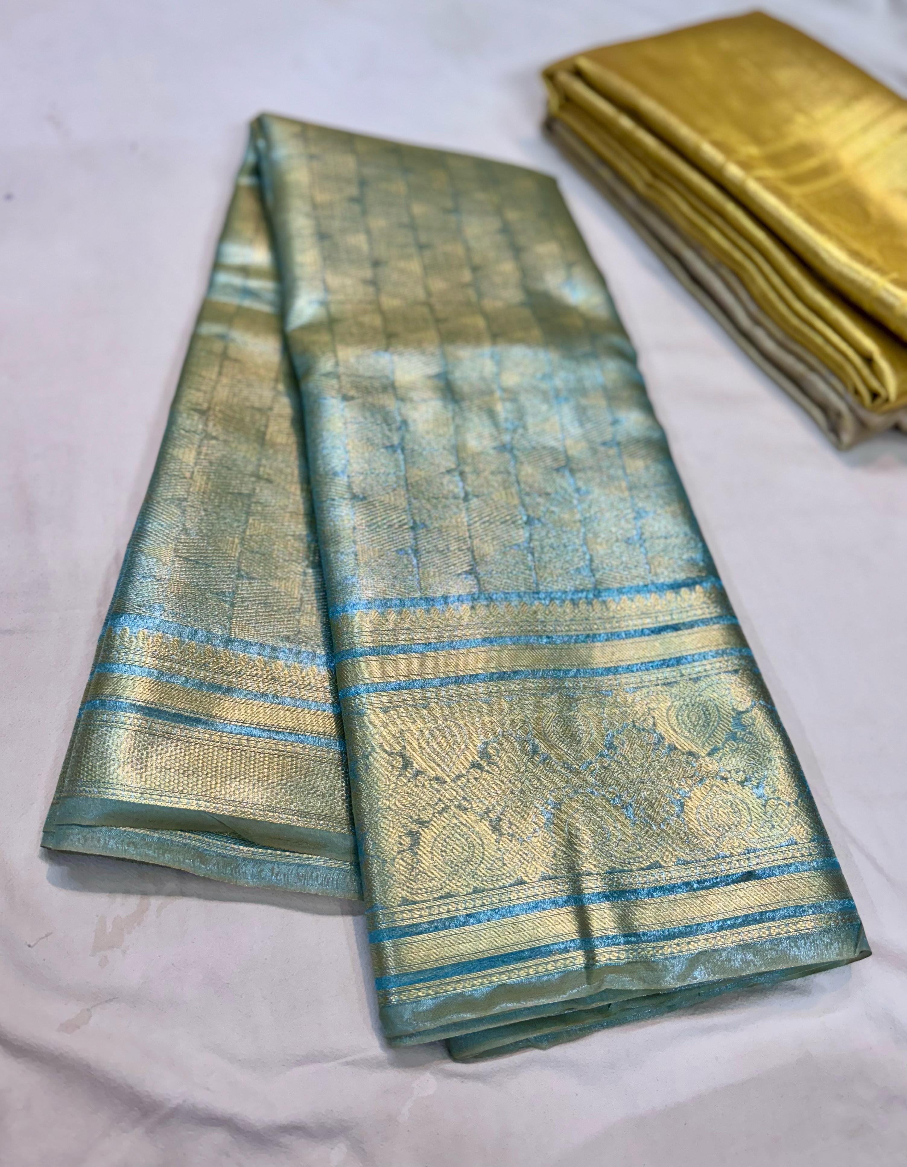 Zari Tissue Silk Saree TS120
