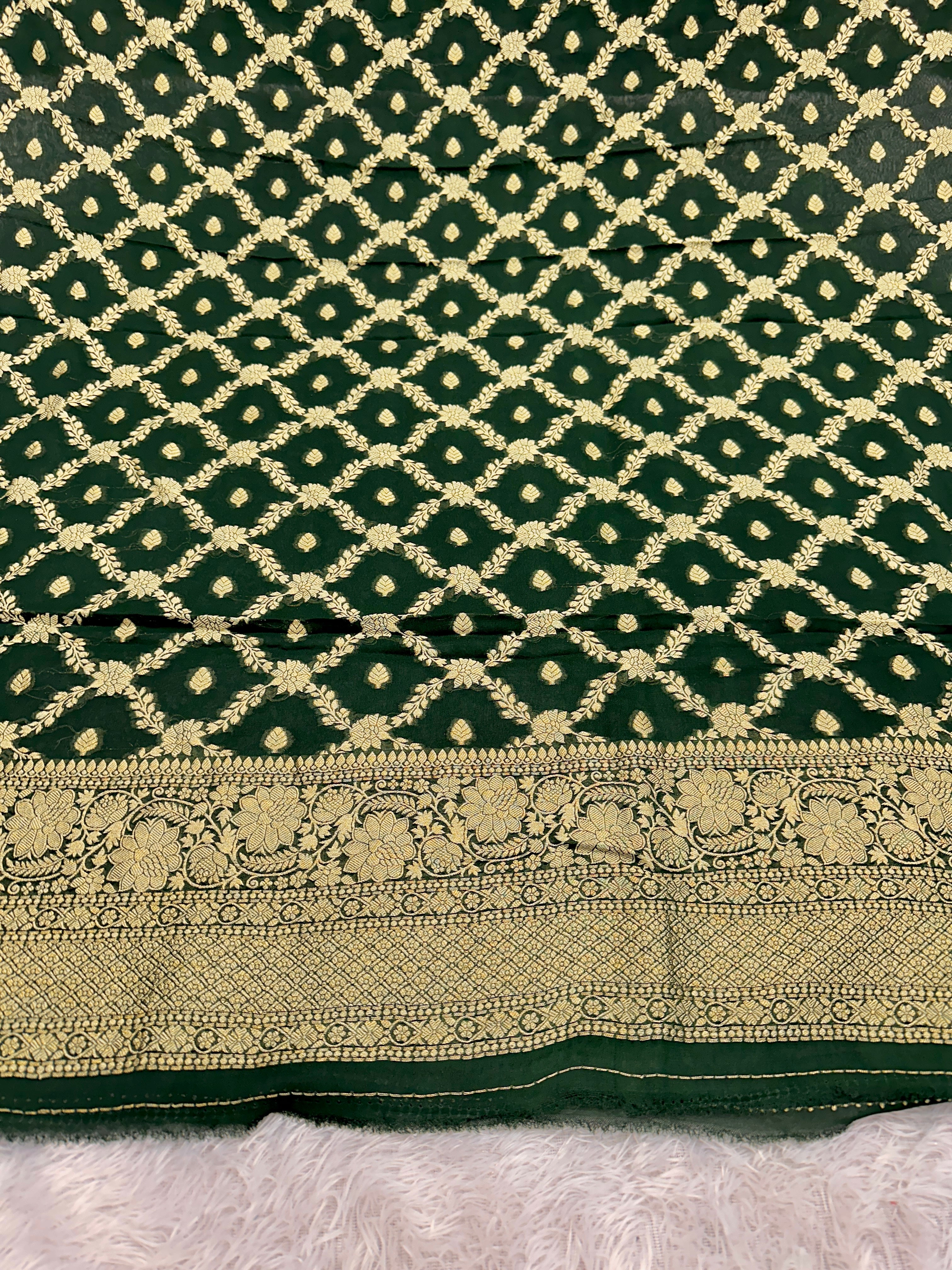 ✨ Banarasi Viscose Georgette Suit Set ✨VSS12