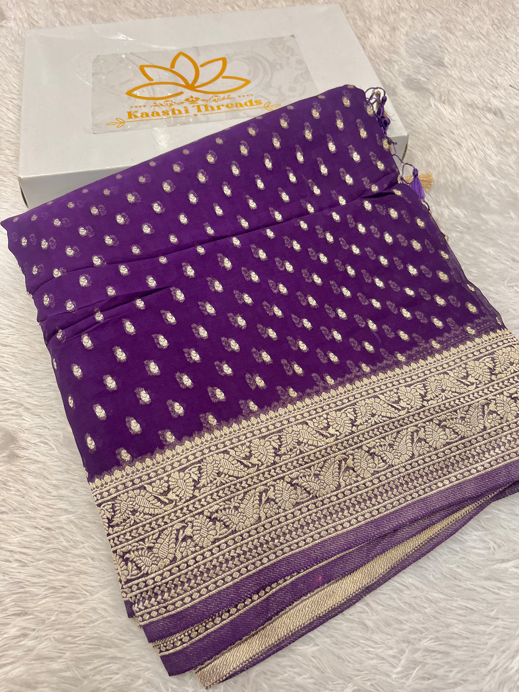 Banarsi Pure Natural Georgette Traditional chunni Design VSG03