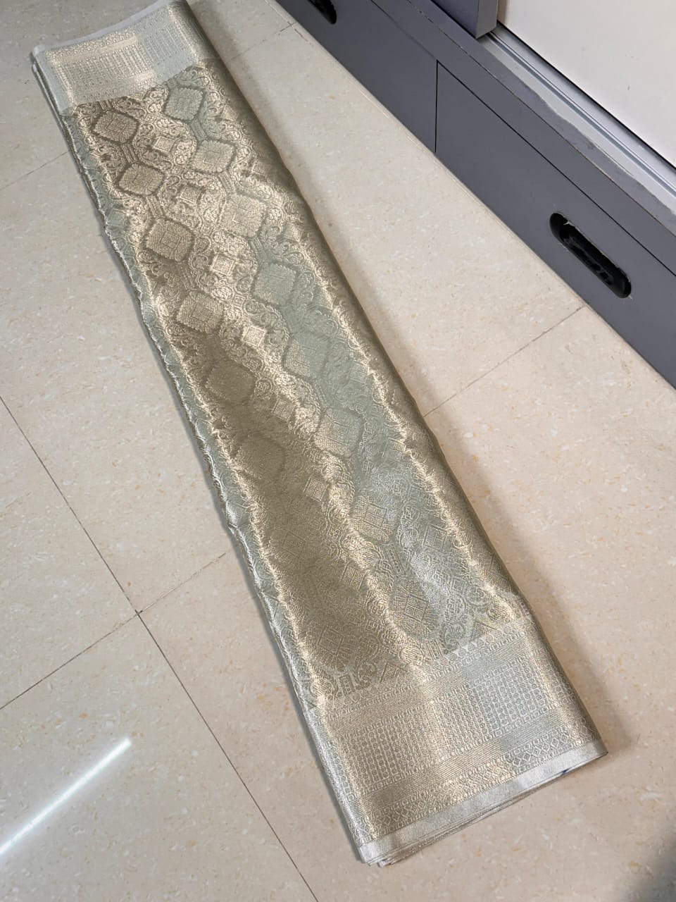 Nayantara inspired Kanchi tissue Silk Saree Ts114