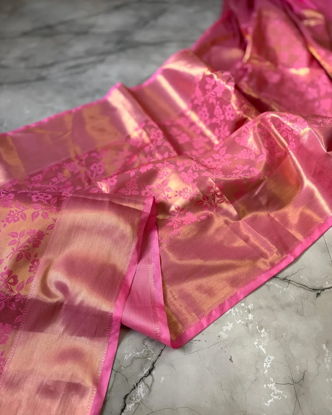 Sai Pallavi Mam Inspired Tissue Silk Saree TS105