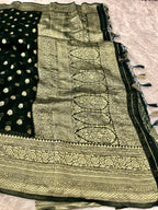 Banarsi Pure Natural Georgette Little flower Buti  Design VSG07