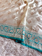 Mashru Kataan Silk Saree in Contrast Color MSK076